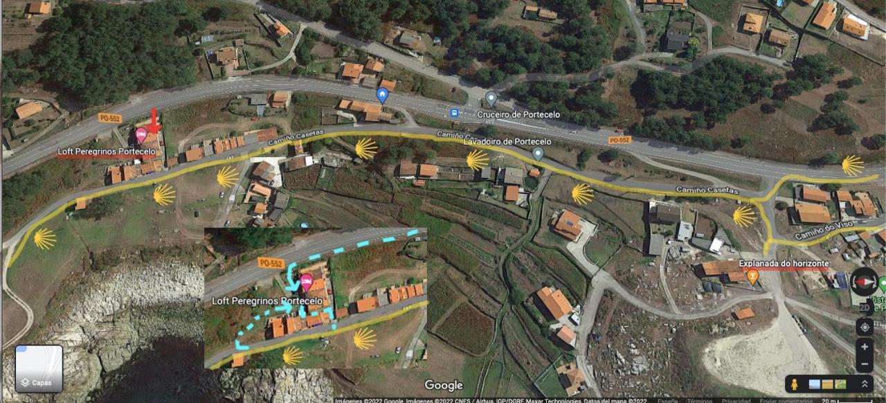 Loft As Casetas Peregrinos Rosal Екстер'єр фото